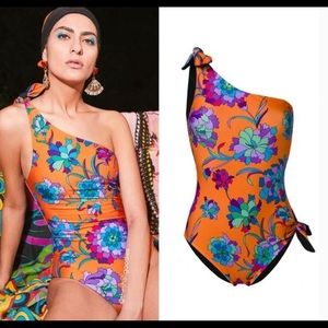 Orange Goddess swimsuit from La DoubleJ